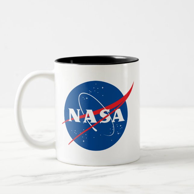 Iconic NASA Eclipse Black Trim Keramik Tasse (Links)