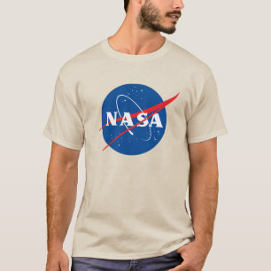 Iconic NASA Heavy Cotton T - Shirt (Jupiter Beige)