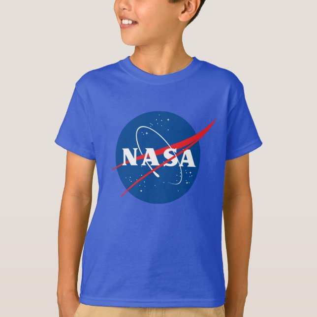 Iconic NASA Kids’ Neptune Blue T - Shirt (XS-XL) (Vorderseite)
