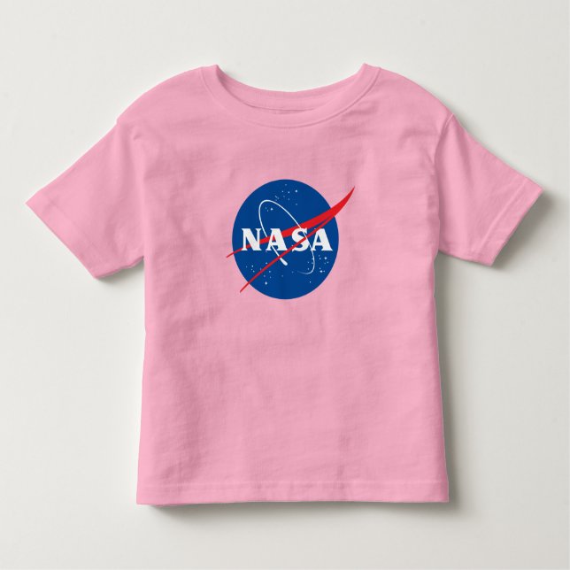 Iconic NASA Kleinkind T - Shirt (Celestial Pink) (Vorderseite)