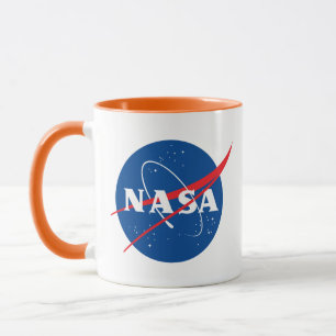 Iconic NASA Launch Orange/White Keramik Tasse