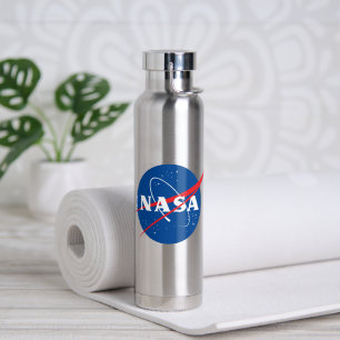 Iconic NASA Mercury Gray Insulated 22 oz Trinkflasche