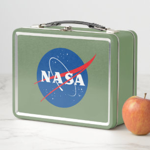 Iconic NASA Metal Lunch Box (Mars Olivine)