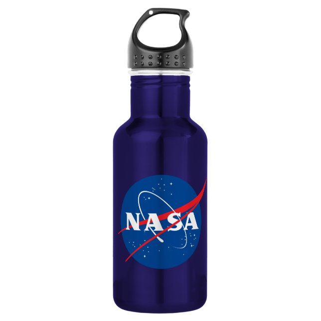 Iconic NASA Night Sky Blue 18 oz Edelstahlflasche (Vorderseite)