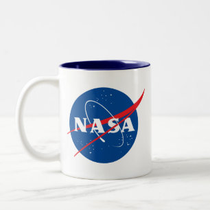 Iconic NASA Night Sky Blue Trim Keramik Tasse