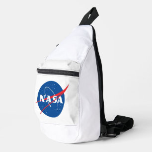 Iconic NASA Rocket White Crossbody Bag