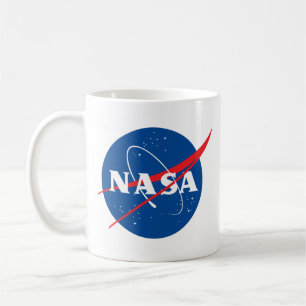 Iconic NASA Rocket White Keramik Tasse