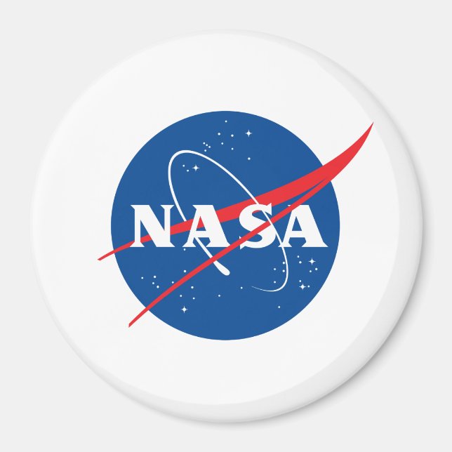 Iconic NASA Round Magnet (Student Value Edit) (Vorne)