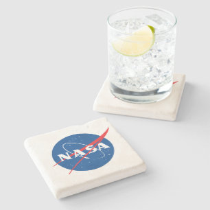 Iconic NASA Square Geo Limestone Untersetzer