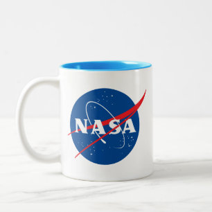 Iconic NASA Uranus Blue Trim Keramik Tasse