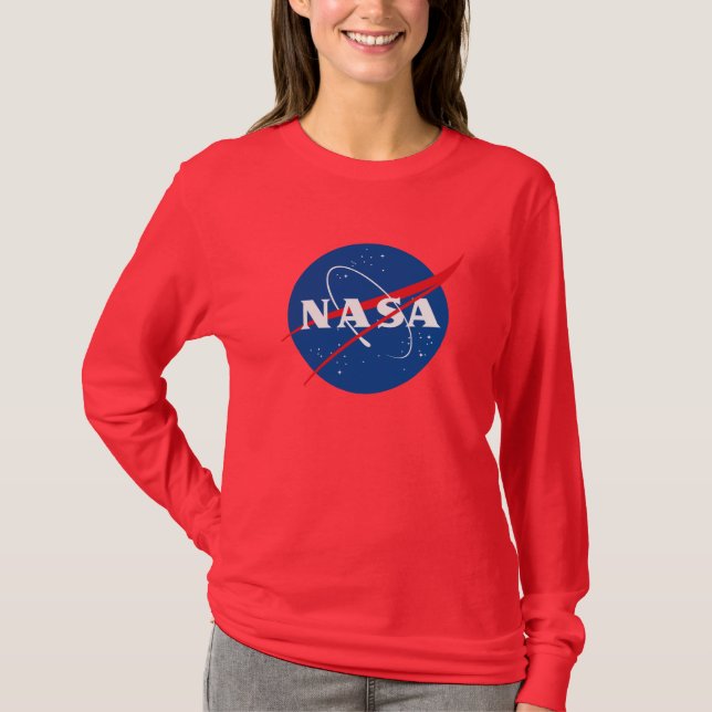 Iconic NASA Women's L/S T - Shirt (Comet Red) (Vorderseite)