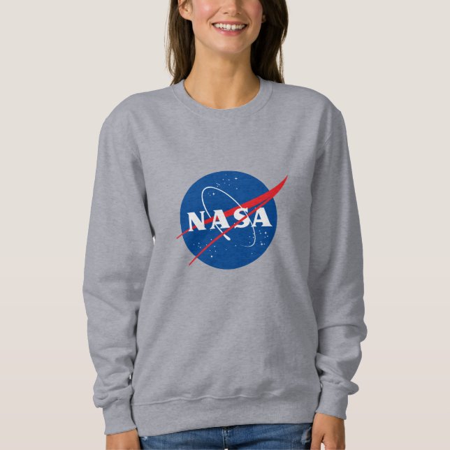 Iconic NASA Women's Sweatshirt (Moon Gray) (Vorderseite)