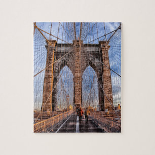 Iconic New York Sehenswürdigkeit Brooklyn Bridge Puzzle