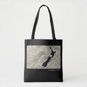 ICONIC NEW ZEALAND SAND BEACH BLACK NZ KIWIANA