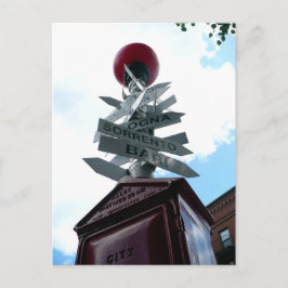 Iconic North End Signpost Postkarte