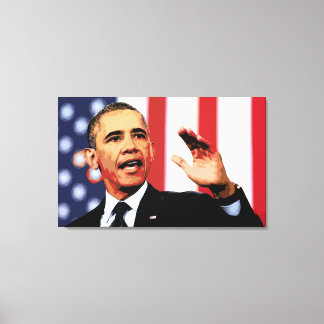 Iconic Obama Portrait Canvas Print Leinwanddruck