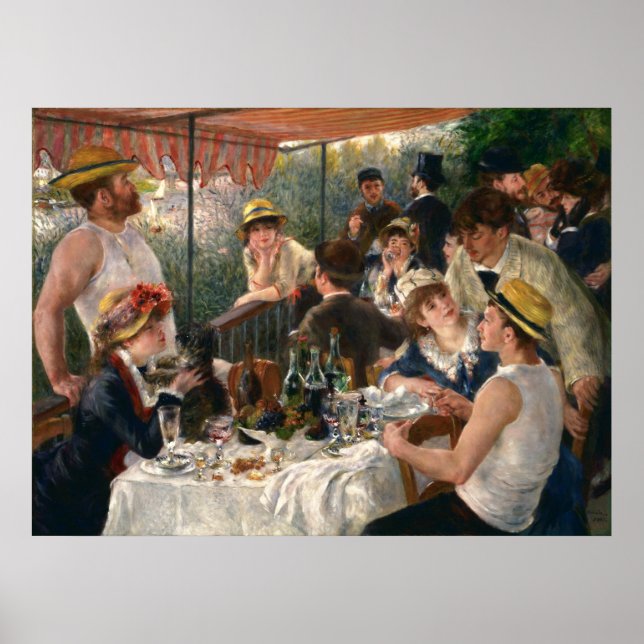 Iconic Renoir Luncheon of the Boating Party Poster (Vorne)