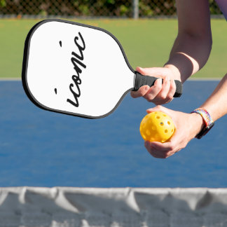 Iconic Sarcastic Zitat für fette Spieler Pickleball Schläger
