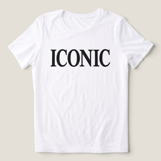 ICONIC Tri-Blend SHIRT (Design Vorderseite)