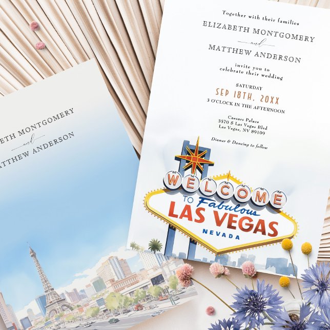 Iconic Vegas Begrüßung Einladung (Von Creator hochgeladen)