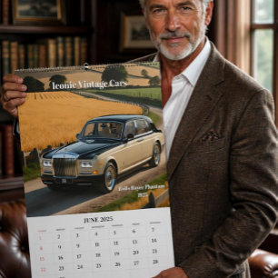 Iconic Vintage Cars Kalender