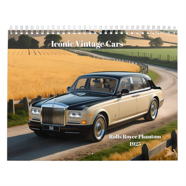 Iconic Vintage Cars Kalender (Titelbild)