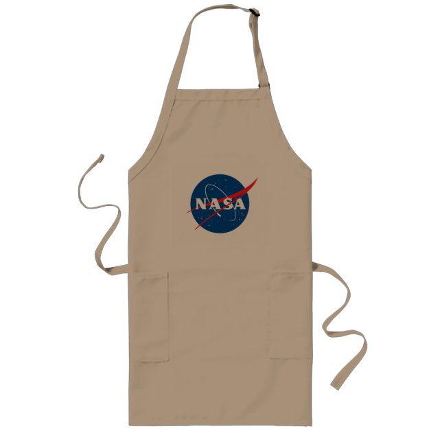 Iconische NASA Long Koch Schürze (Jupiter Beige) (Vorne)
