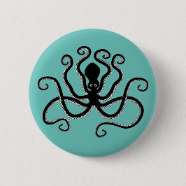 Iconischer Oktopus aus Minoan Marine Style Potteri Button
