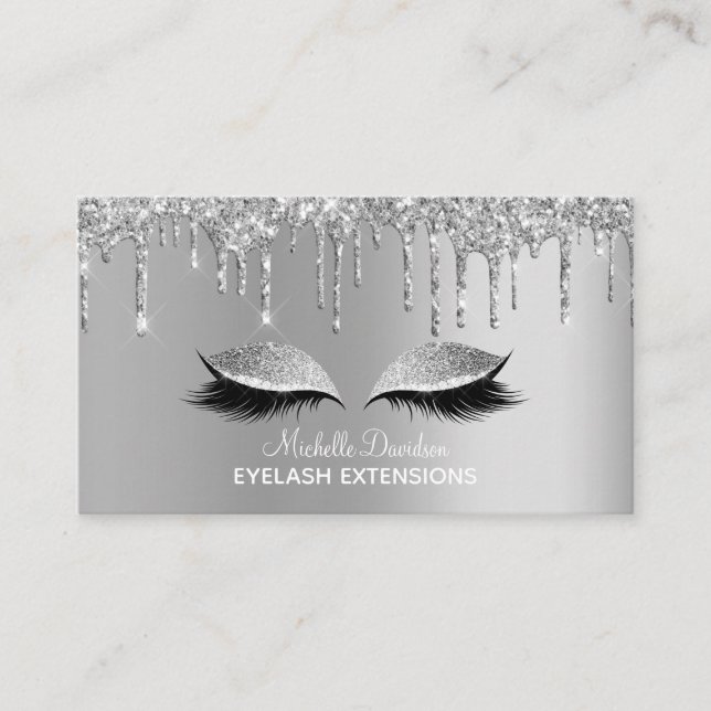 Icons für Social Media - Personalisiertes Glam und Visitenkarte (Vorderseite)