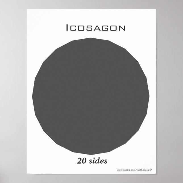 Icosagon Poster of Polygon (Vorne)