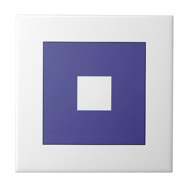 Ics-Flagge P Fliese (Vorderseite)