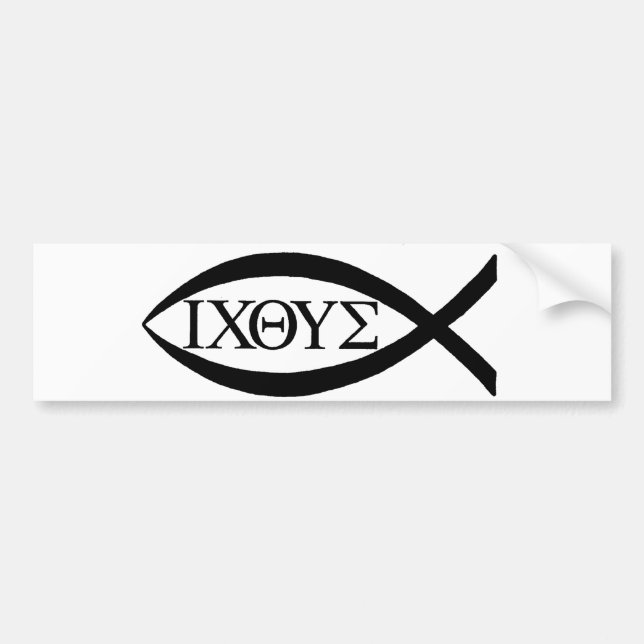 ICTHUS AUTOAUFKLEBER (Vorne)