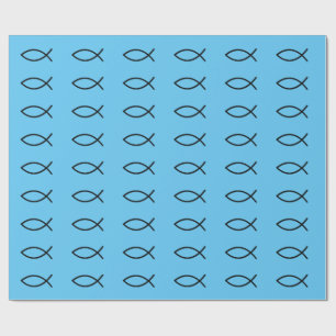 Icthus Fisch-Packpapier Geschenkpapier