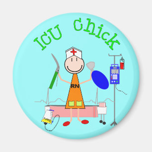 ICU Chick (Krankenschwester) Magnet