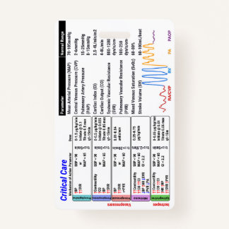 ICU Critical Care Badge Buddy Ausweis