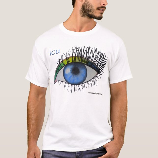 "ICU" Geist-Kunst-T - Shirt (Vorderseite)
