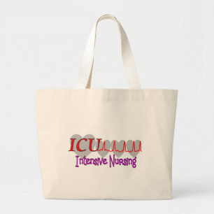 ICU INTENSIVE Krankenpflege-einzigartige Geschenke Jumbo Stoffbeutel