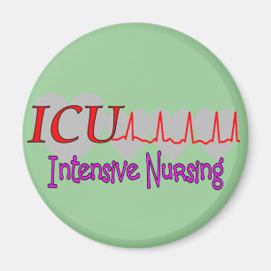ICU INTENSIVE Krankenpflege Einzigartige Geschenke Magnet