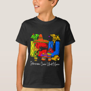 Icu-Intensivstation Krankenschwester cinco de mayo T-Shirt