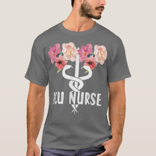 ICU-Krankenpflegerin Caduceus Intensivstation ICU- T-Shirt