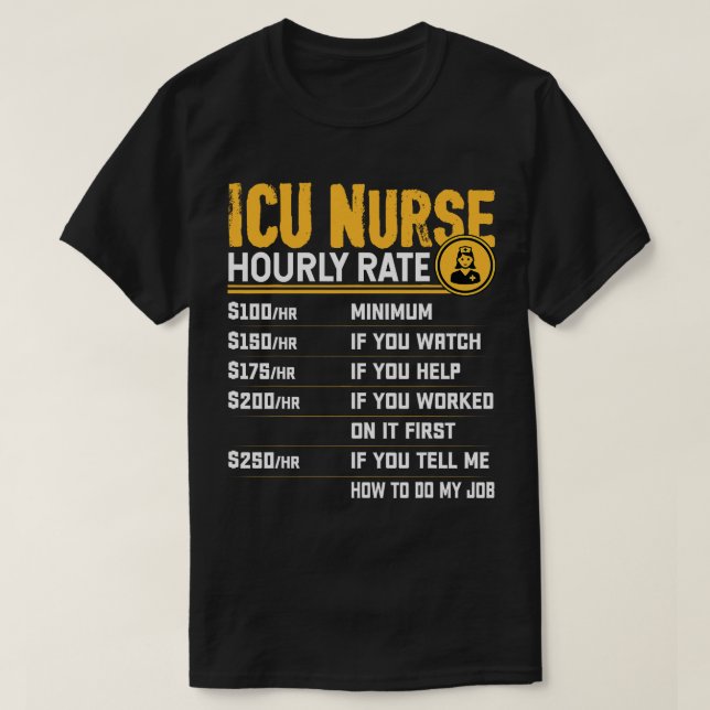 ICU Krankenversicherung Stundensatz Kritisch e Kra T-Shirt (Design vorne)
