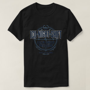 ICU-Nachtschwester-Shirt Ruhe unter Druck T-Shirt