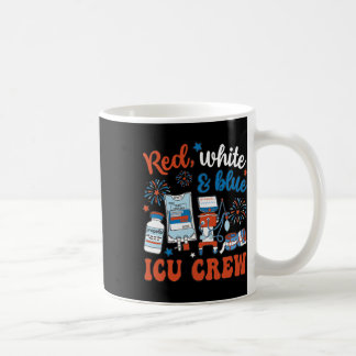 Icu Nurse 4. Juli Unabhängigkeitstag Roter Blau Kaffeetasse