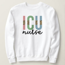 ICU Nurse Cheetah RN Krankenschwester Wertgutschei Sweatshirt