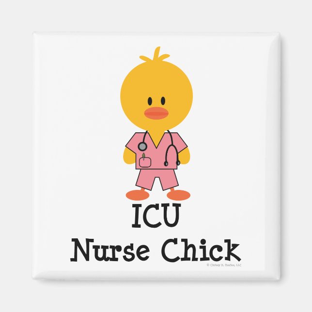 ICU Nurse Chick Magnet (Vorne)