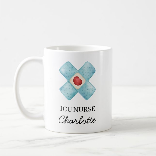ICU Nurse Coffee Mug Kaffeetasse (Links)