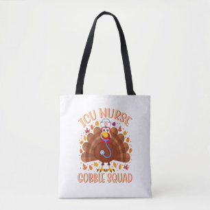 ICU Nurse Gobble Squad Women Men ICU Nurse Thanksg