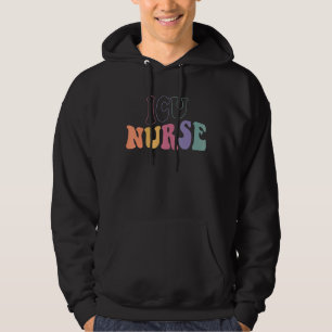 ICU Nurse Groovy Intensivpflege Krankenpflege Schu Hoodie