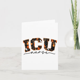 Icu Nurse Halloween Critical Care Ccu Intensiv Ca Karte