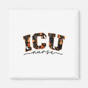 Icu Nurse Halloween Critical Care Ccu Intensiv Ca Magnet